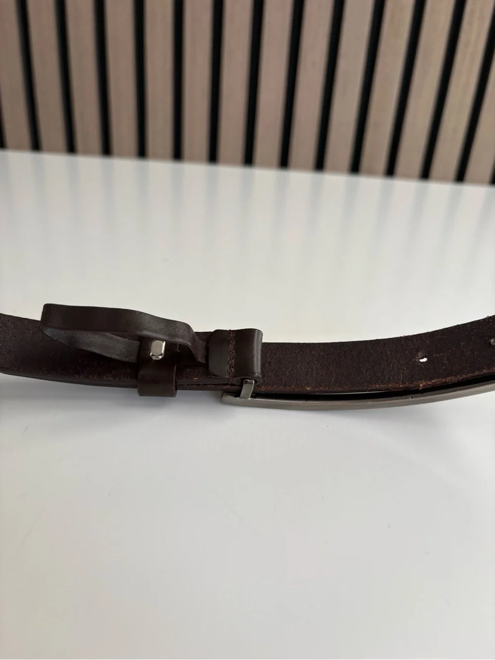 Auth VTG GUCCI Leather Belt